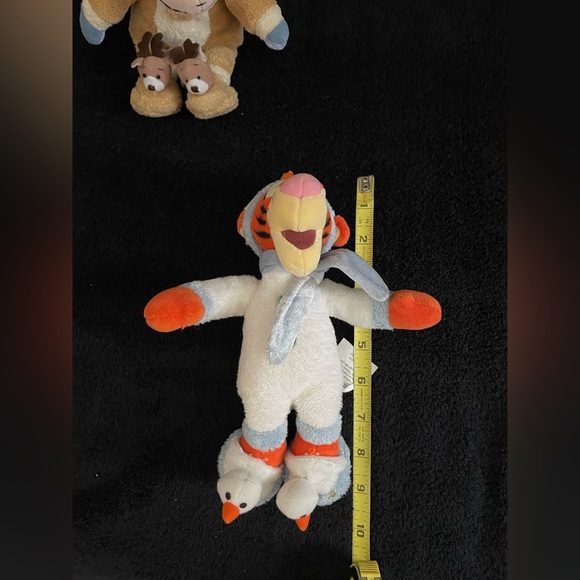 Vintage Holiday Disney Eeyore and Tigger Plush Set - reindeer and snowman - Picture 10 of 10